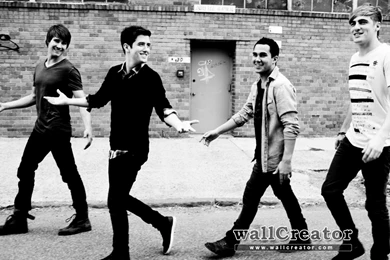 Big Time Rush XD   1366 / 768 Wallpapers