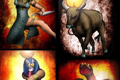 Egyptian Gods By ThoRCX On DeviantArt