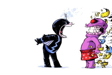 Black Bolt Vs. Thanos (by Skottie Young) [1920x1080] : ComicWalls