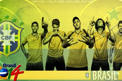 Brazil National Team: 2014 World Cup Wallpapers (HD By BeastHD GFX ...