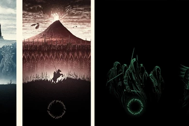Marko Manev LotR Trilogy Dual Screen Wallpapers 3840x1080 : Lotr