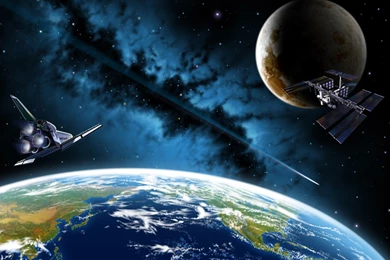 Desktop, Background, Planet, Scifi, Planets, Green (