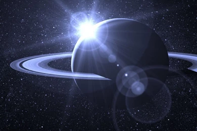 Download Wallpapers 1024x768 Planet, Orbit, Cosmos, Galaxy, Stars ...