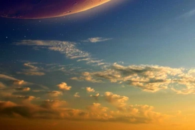 1080x1920 Tranquil Plains & Planet Galaxy S4 Wallpapers