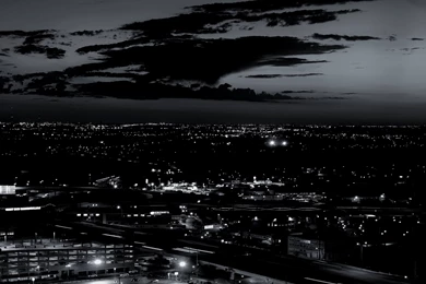 Black And White Dallas Night Skyline Wallpapers