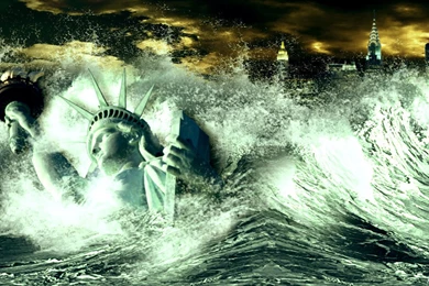 Wallpaper,tsunami,photoshop Effects,new York,fanta By ...