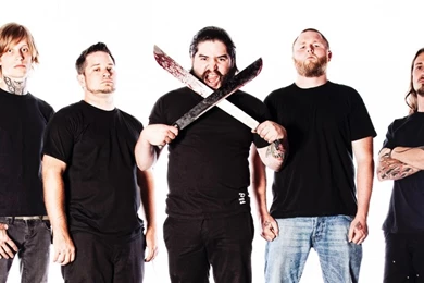 Download Wallpapers 800x600 All Shall Perish, Knifes, Blood, Tattoo ...