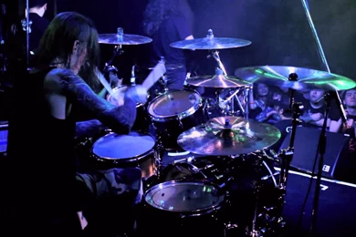 Adam Pierce Of All Shall Perish "My Retaliation" Drum Clip   YouTube