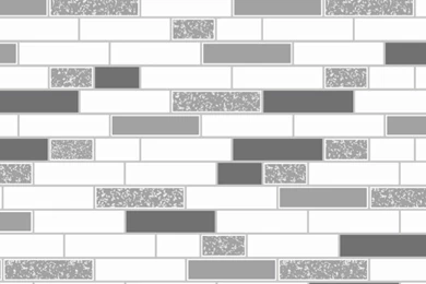 8919 13 Oblong Granite Black Silver Brick Tile Wallpapers