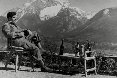 Member Of The 101st Airborne Division Enjoying The View And A ...