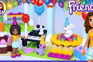 Lego Friends Birthday Party Build Review Play   Kids Toys   YouTube
