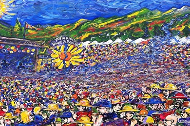 Scramble Campbell's Performance Painting Highlighted At Blues & Brews