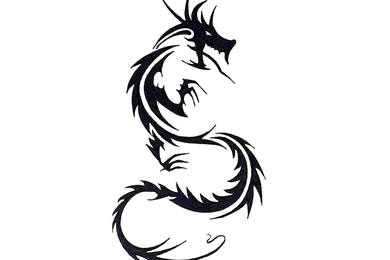 Tribal Dragon Tattoo Concept Wallpapers