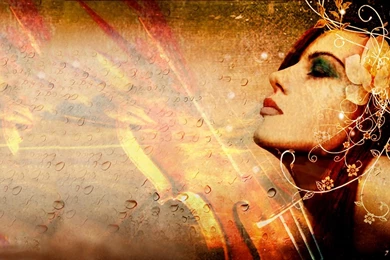 Profile Of A Woman Wallpaper Backgrounds