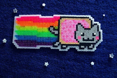 Nyan Cat In Perler Beads By Adrielle 226 On DeviantArt