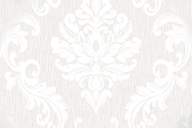 Henderson Interiors Chelsea Glitter Damask Wallpapers White Silver ...