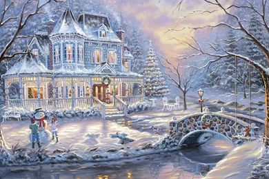 Victorian Christmas Dream   HD Wallpapers Widescreen   2880x1800