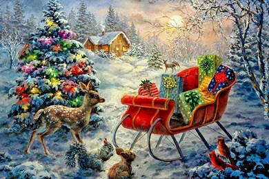 Old Fashioned Christmas Wallpapers