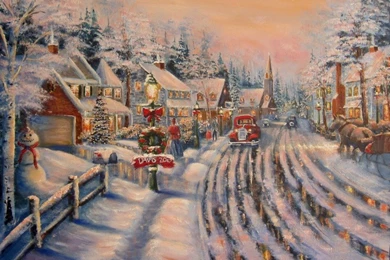 Old Fashioned Christmas Wallpapers