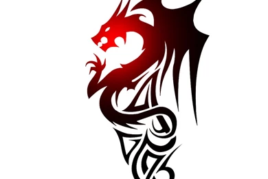 Black Red Dragon Tattoo Idea Wallpapers