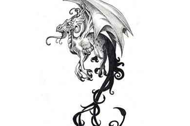 Magical Dragon Tattoo Idea Wallpapers