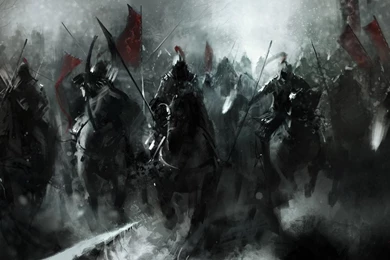Battle Warrior Knights Horse Artwork Medieval HD Wallpapers ...