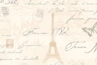 HOLDEN CALLIGRAPHY PARIS POSTCARD WALLPAPER   DUCK EGG NEUTRAL ...