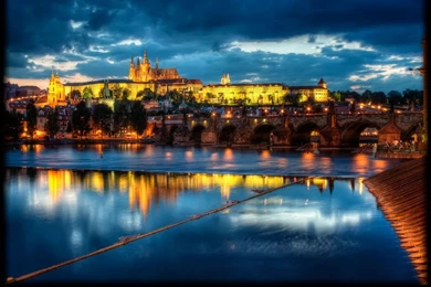 Wallpapers Praha Prague Postcard 1024x768
