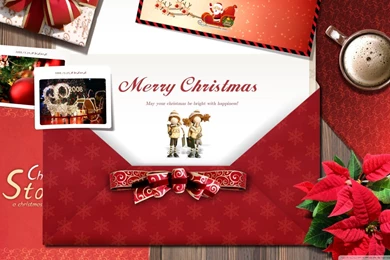 Christmas Postcard HD Desktop Wallpapers : Widescreen : High ...