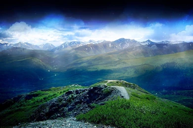 Mountains Foggy Morning Grass Fog Sunrays Mist Mountain Wallpapers ...