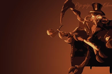 Gentleman Cho'gath Minimalistic Fan Art   League Of Legends Wallpapers