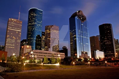 Houston Skyline By EmilPatrick On DeviantArt