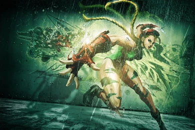 Street Fighter X Tekken Cammy Girl Legs Hand