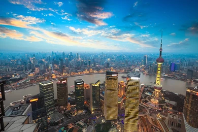 Shanghai Skyline Exclusive HD Wallpapers