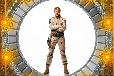 Amanda Tapping Samantha Carter By Dave Daring On DeviantArt