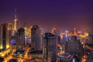 Shanghai Skyline Wallpapers   Wallpaper.