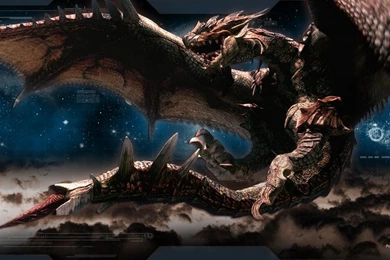 Dragons,stars Dragons Stars Galaxies Monster Hunter Rathalos ...