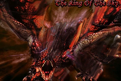 Image   The King Of The Sky (Rathalos).jpg   Monster Hunter Wiki ...