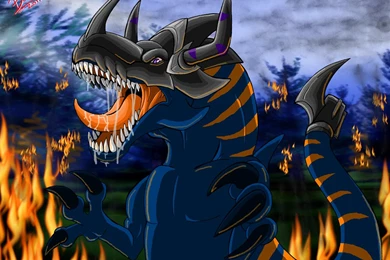 Xros Wars Greymon By Mysterious D On DeviantArt
