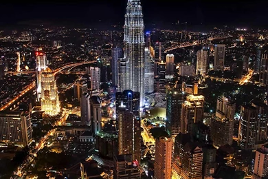KLCC At Night Flikie Wallpapers