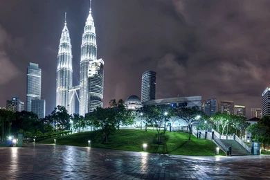 Full HD Wallpapers Petronas Towers Kuala Lumpur, Desktop ...