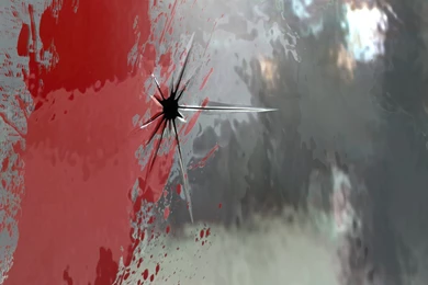 Bullet Holes In Glass Wallpaper Images