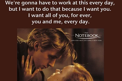 The Notebook Quotes Wallpapers