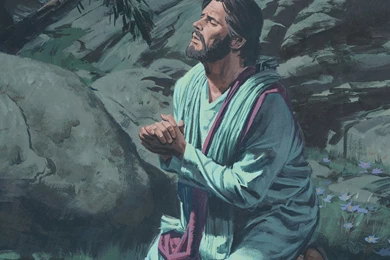 Jesus Suffers In The Garden Of Gethsemane