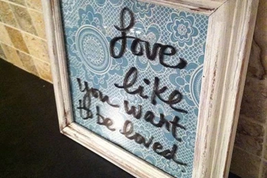 Instead Of Tossing Her Dollar Store Frames, She Decided To Make ...