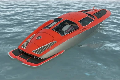 1963 Chevrolet Corvette Boat Design By Bo Zolland   Rear And Side ...