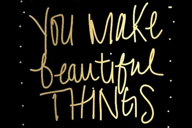 Beautiful Things Quote Black Gold Iphone Wallpaper Backgrounds ...