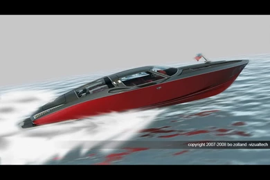 1963 Chevrolet Corvette Boat Design By Bo Zolland   Side Speed ...