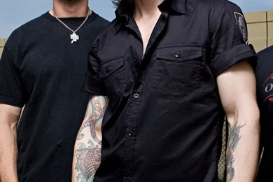 Download Wallpapers 640x960 Alter Bridge, Tattoo, Sky, Grass, T ...