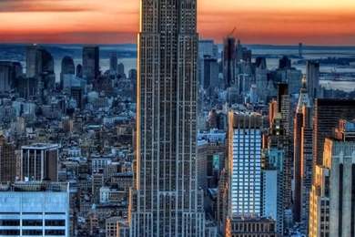 Sunset In New York City Wallpapers For iPhone 5